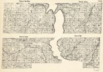 Portage County - Eau Pleine, Dewey, Carson, Hull, Wisconsin State Atlas 1930c